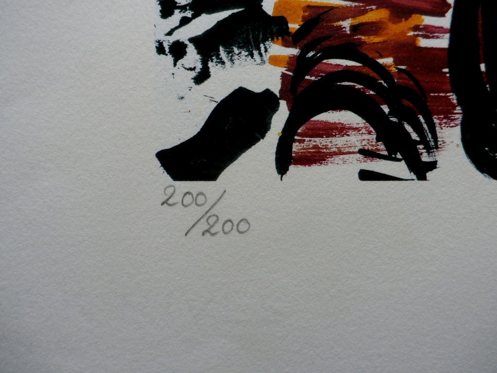 Arman - zeefdruk: Starry Night ( Hommage a van Gogh)  kopen? Bied vanaf 150!