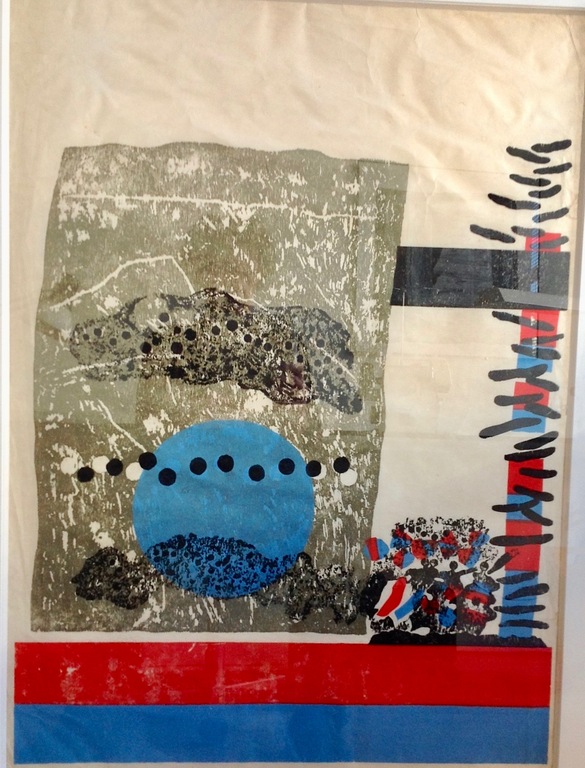 Jef Diederen 95 Lino/houtsnede verkocht voor € 45!