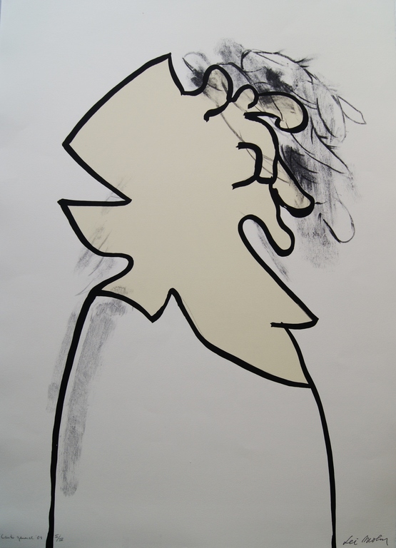 Lei Molin grote zeefdruk ‘Cantos General’ - 1989 - oplage IV verkocht voor € 125!