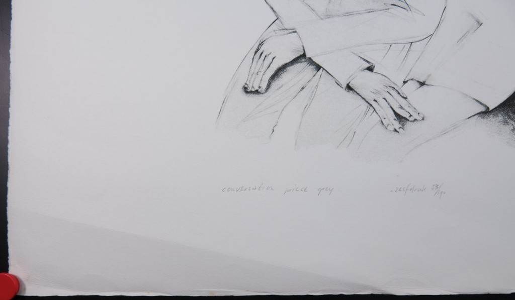 Kees Spermon: Zeefdruk, Conversation piece grey kopen? Bied vanaf 35!