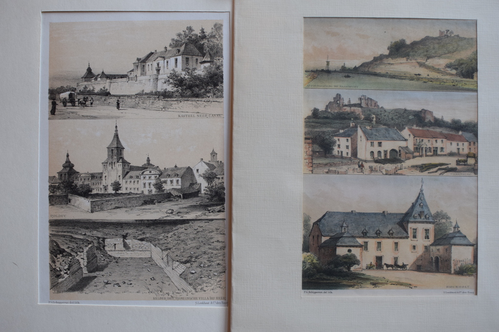 Schipperus, Piet 1840-1929) - 6 tal litho's Limburg kopen? Bied vanaf 1!