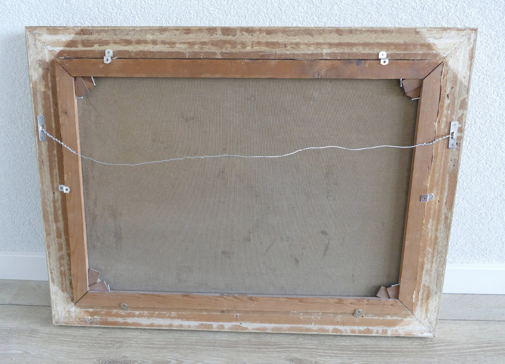 Henk Jaspers - olieverf op doek - Lente in de Ooijpolder kopen? Bied vanaf 375!