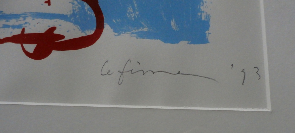 Charlotte le Fevre - ingelijste zeefdruk - 1993 kopen? Bied vanaf 45!