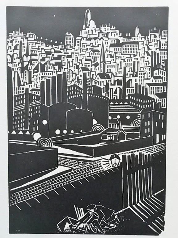 Frans Masereel, houtsnede, uit La Ville 1928 kopen? Bied vanaf 45!