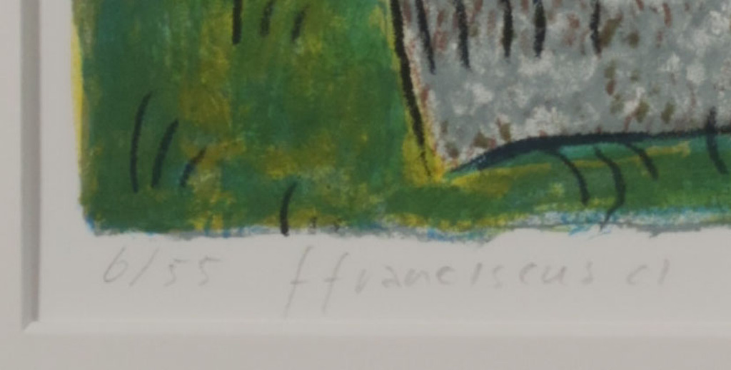 Frans Franciscus: Litho, Veronica in Kaapstad - Ingelijst kopen? Bied vanaf 1!