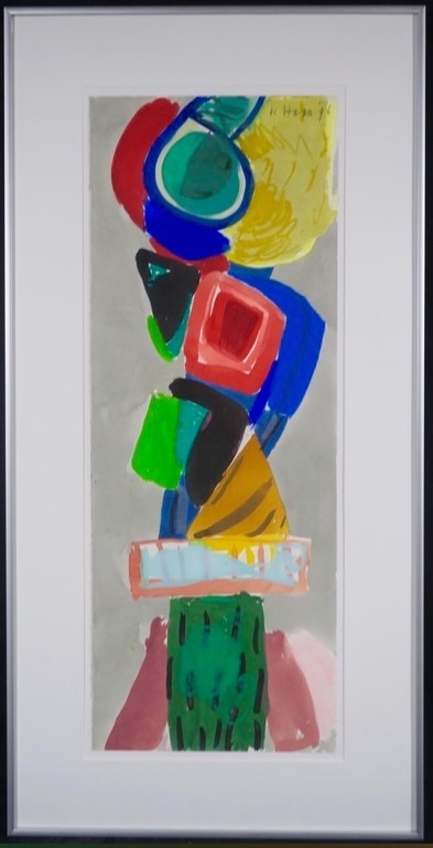 Jurjen de Haan - gouache 1996 - ingelijst. kopen? Bied vanaf 100!