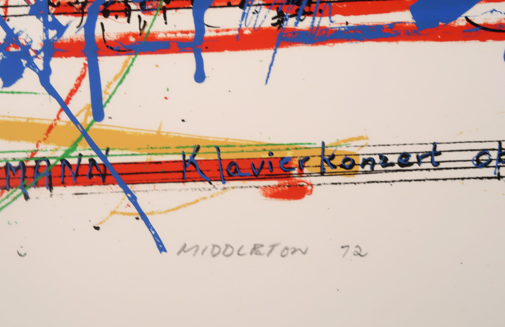 Sam Middleton: Zeefdruk, Schumann Klavierkonzert op.54 kopen? Bied vanaf 35!