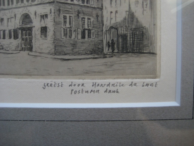 Hendrik de Laat  Ets  Nijmegen kopen? Bied vanaf 10!