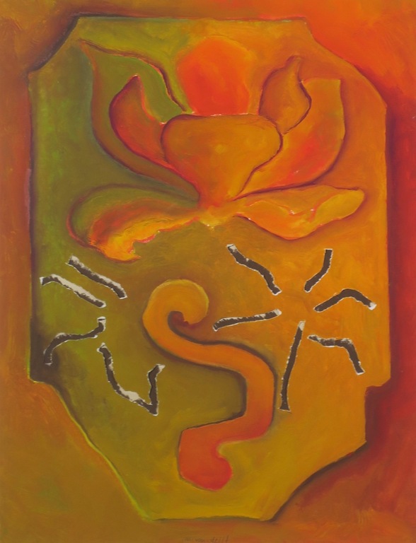 Jan van Delft: Gouache, Magnolia - Ingelijst kopen? Bied vanaf 40!