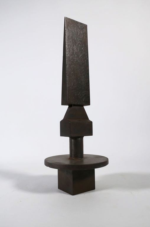 Christiaan Paul Damste: IJzeren beeld, Z.T. verkocht voor € 280!