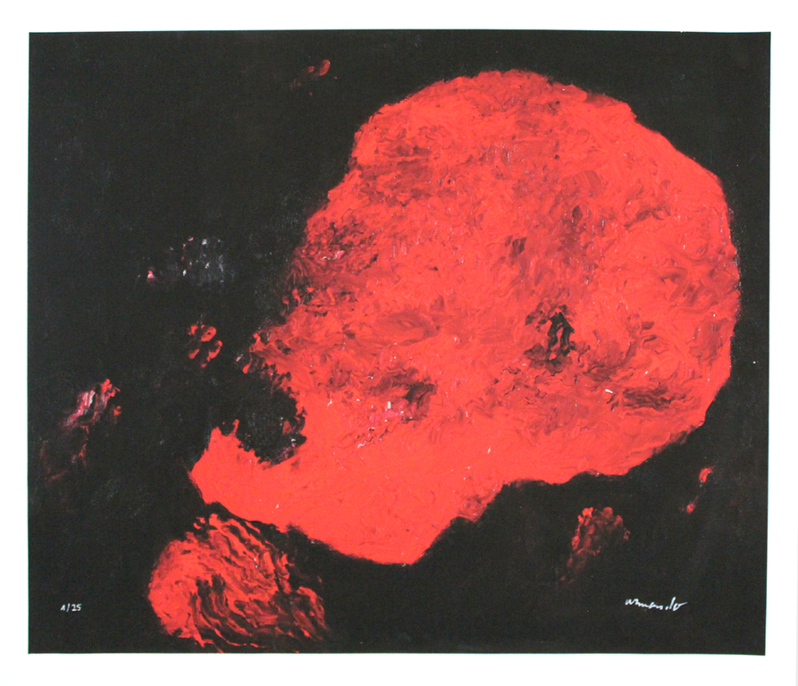 Armando -Kopf- Zeldzame Glicee op doek. Handgesigneerd en Genummerd. 6/25 verkocht voor € 235!