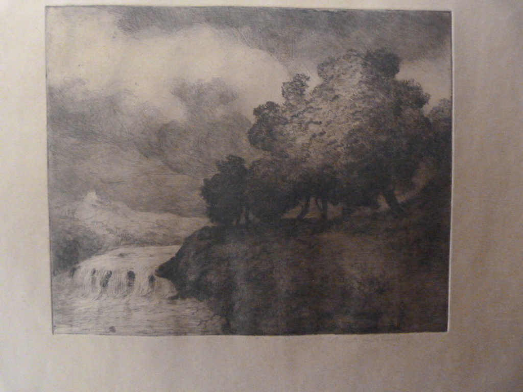 Martin van Waning ( 1889 - 1972 ) - ets - landschap. kopen? Bied vanaf 1!