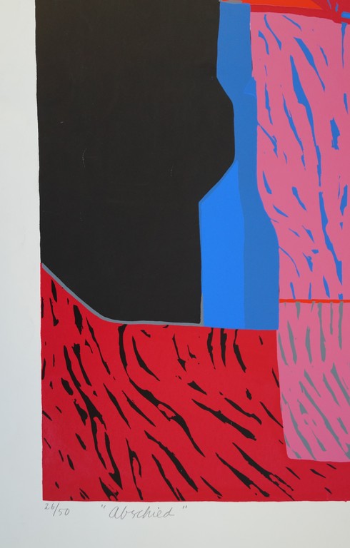 Maria Neefjes - gesigneerde zeefdruk - Abschied - 1987 - 50 ex. kopen? Bied vanaf 1!