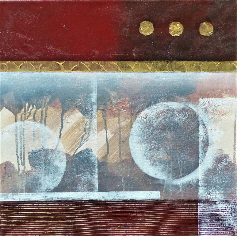 Han Teng, Olieverf op linnen, Handgesigneerd,Opgespannen verkocht voor € 40!