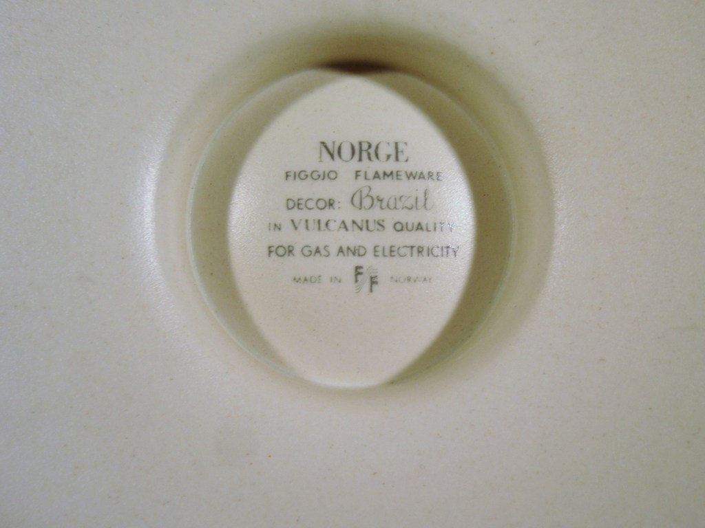 Figgjo Flint Norway - Brazil schaal kopen? Bied vanaf 1!