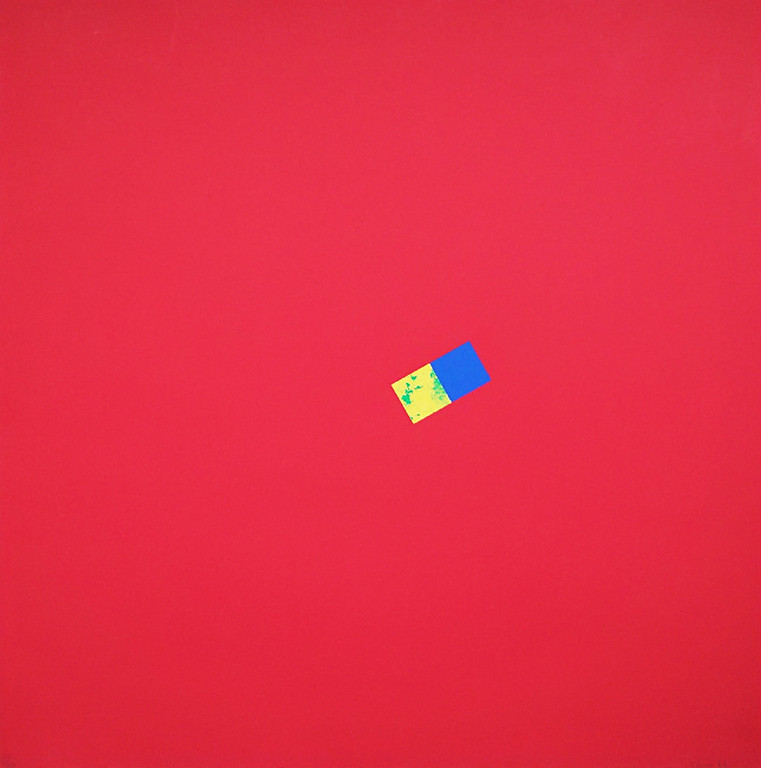 Marc Vaux - Untitled red, zeefdruk kopen? Bied vanaf 60!