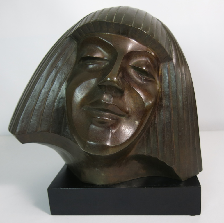 Cris Agterberg: Bronzen portret van Darja Collin  kopen? Bied vanaf 2750!