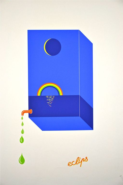 Etienne Elias: Zeefdruk. Eclips kopen? Bied vanaf 100!