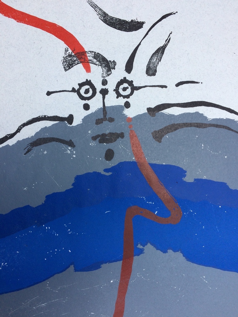 Jef Diederen, Houtdruk, gesigneerd en genummerd 1992: XIV/XX verkocht voor € 75!