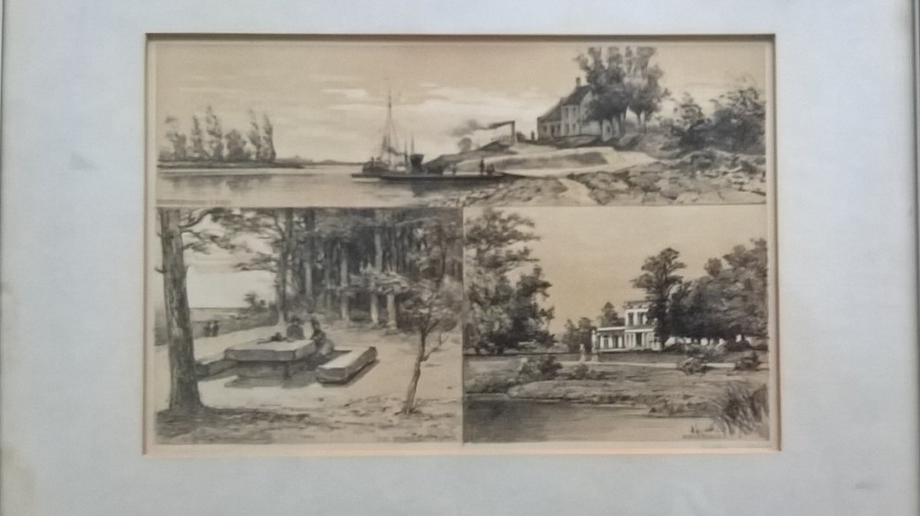 P A Schipperus, litho, bronbeek/stenen tafel/rhedense veer kopen? Bied vanaf 15!