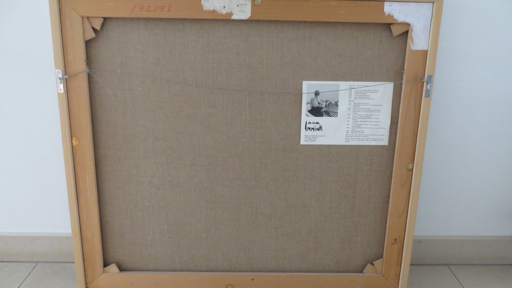 BOB IMMINK  (1930-1984)   OLIEVERF OP DOEK   "STILLEVEN" kopen? Bied vanaf 90!