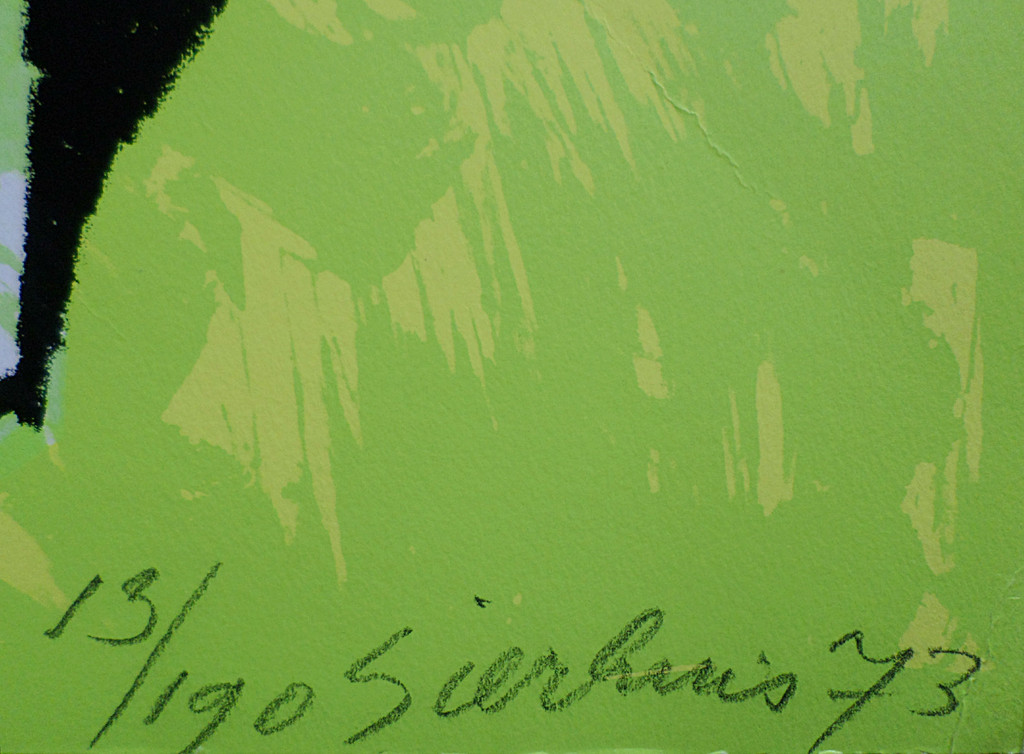 Jan Sierhuis - Hommage a Picasso, zeefdruk kopen? Bied vanaf 70!