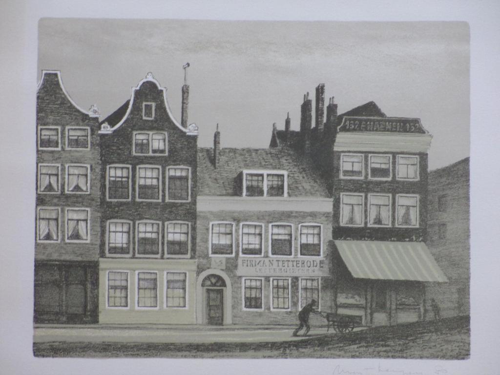 Mart Kempers, Lettergieterij N.Tetterode, Kleurlitho kopen? Bied vanaf 30!