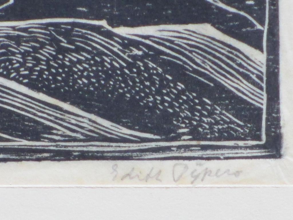 Edith Pijpers, Oude Boomen, Houtsnede kopen? Bied vanaf 40!