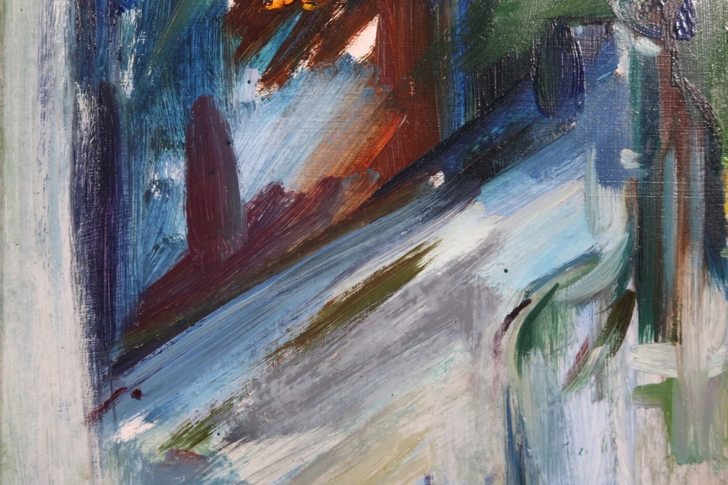 Bob ten Hoope: Olieverf op paneel, Vaas met rozen - Ingelijst kopen? Bied vanaf 260!