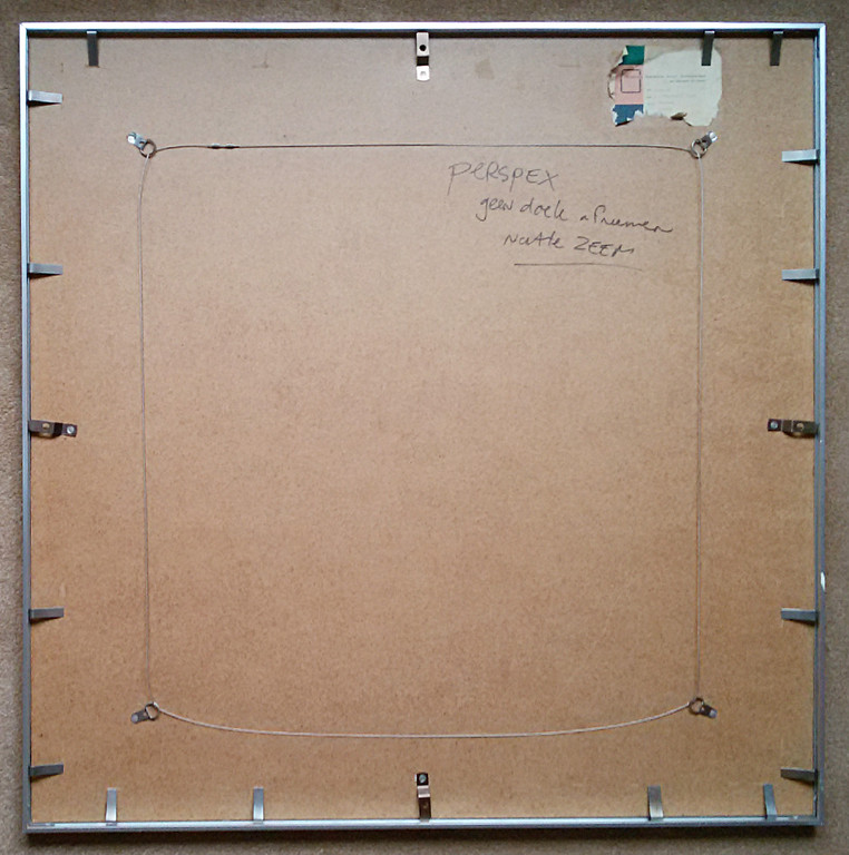 Fon Klement - Involuté, hoogdruk boardsnede (ingelijst, zeer groot) kopen? Bied vanaf 250!