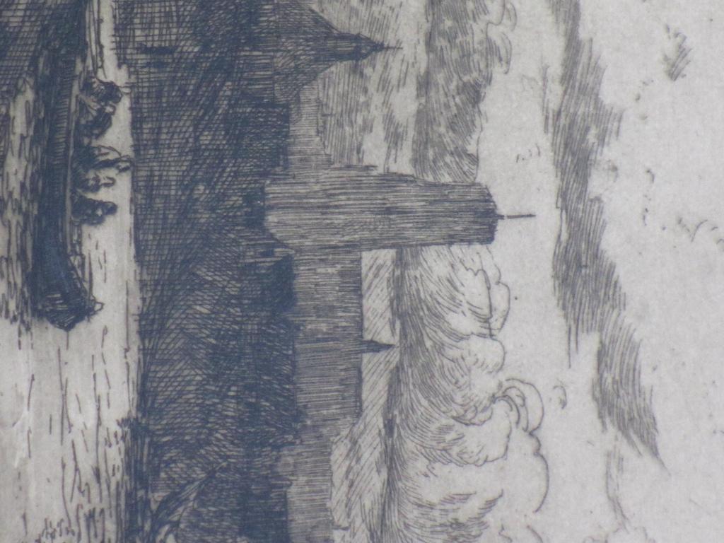 Martin van Waning, Nijmegen tegen den avond, Ets kopen? Bied vanaf 45!