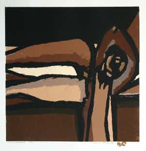 Fon Klement - Fon Klement, boardsneden. titel Ëtonnement (verbazing) verkocht voor € 75!