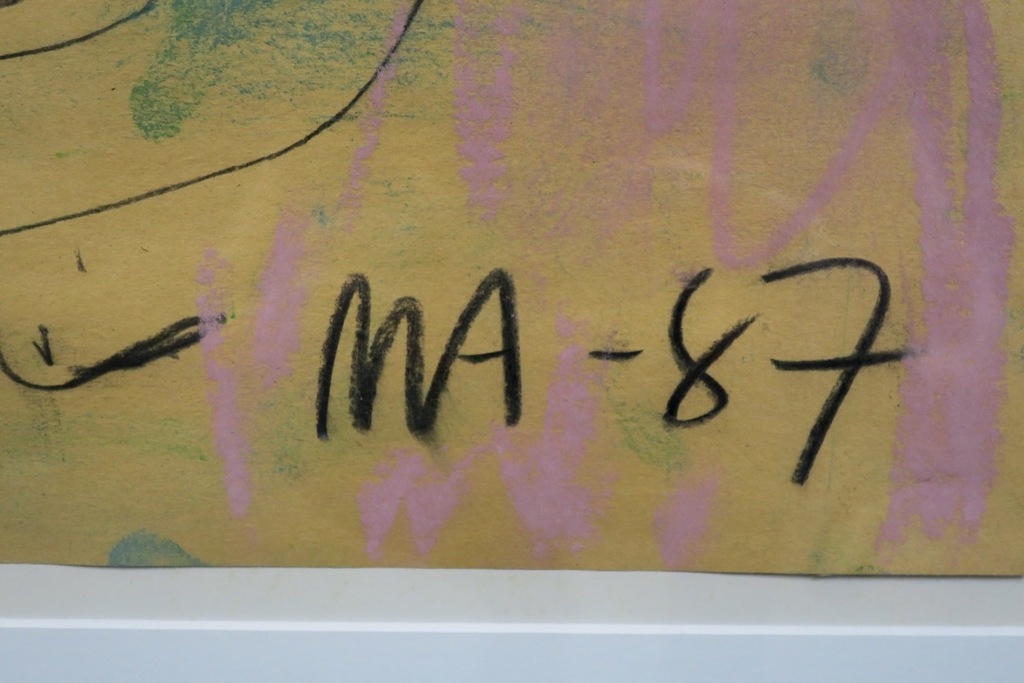 Onbekende kunstenaar: Pastel tekening, Z.T. - Ingelijst kopen? Bied vanaf 1!