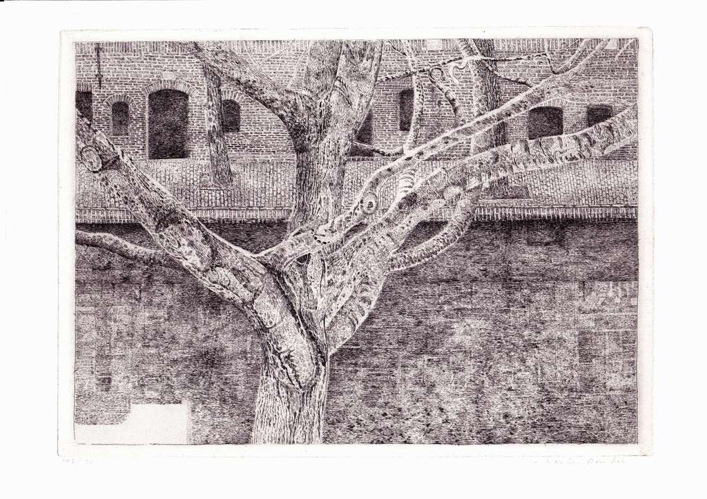 Charles Donker, ets, Utrecht werfkelders kopen? Bied vanaf 75!