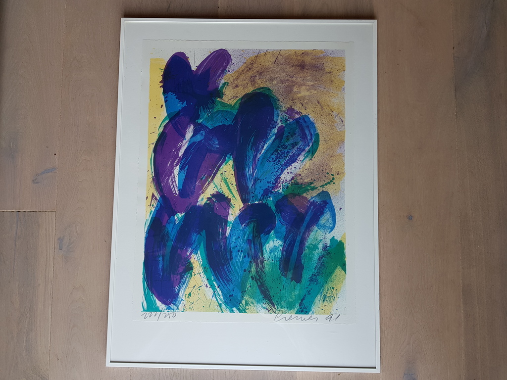 Jan Cremer (1940) - kleurenlitho, gesigneerd en '91 kopen? Bied vanaf 195!
