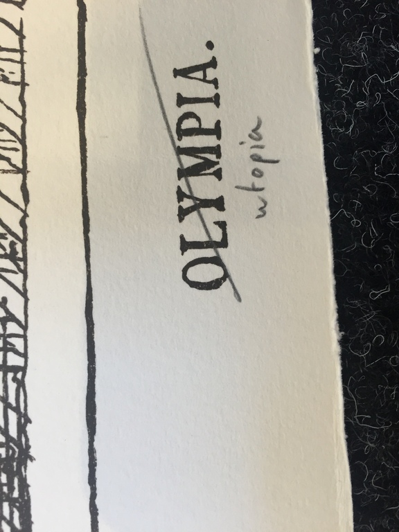 Rob Scholte   zeefdruk/ litho   Utopia/Olympia1985 kopen? Bied vanaf 1!