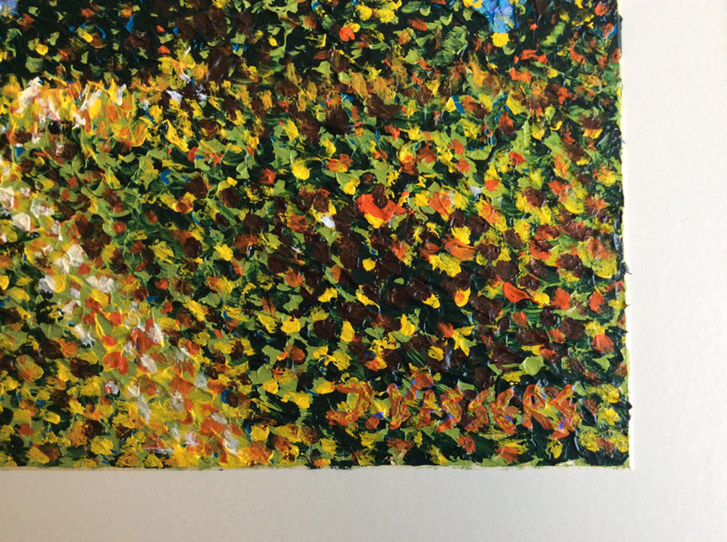 Jack Vissers - Normandische landschapsscene - origineel schilderij kopen? Bied vanaf 145!