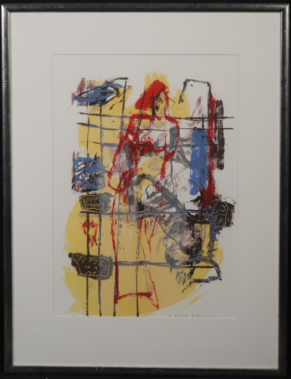 Robbert Fortgens: Zeefdruk, Z.T. - Ingelijst kopen? Bied vanaf 35!