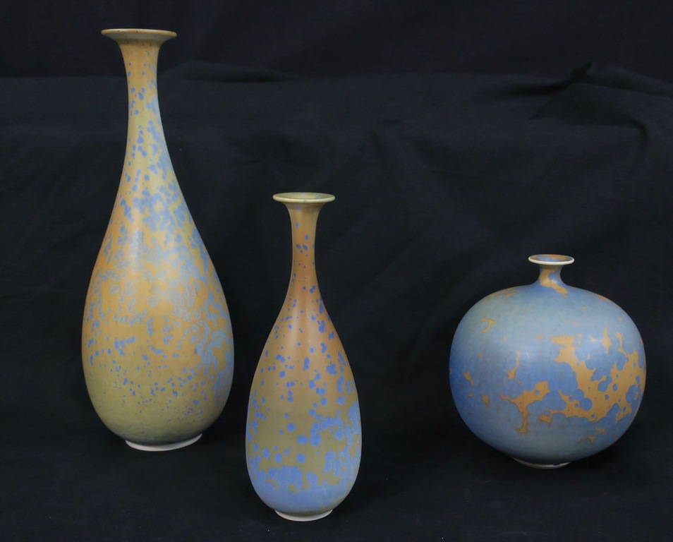 Hein Severijns: Set van 3 decoratieve keramieke vazen kopen? Bied vanaf 250!