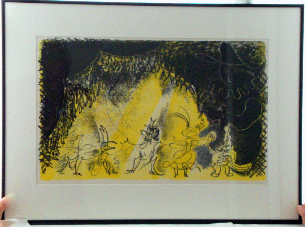 Paul Citroen, toneelfiguren, kleuren litho kopen? Bied vanaf 185!