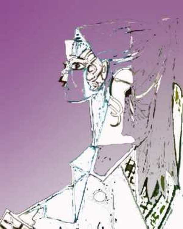 irene sminia - meisje naar picasso - digitale grafiek kopen? Bied vanaf 50!