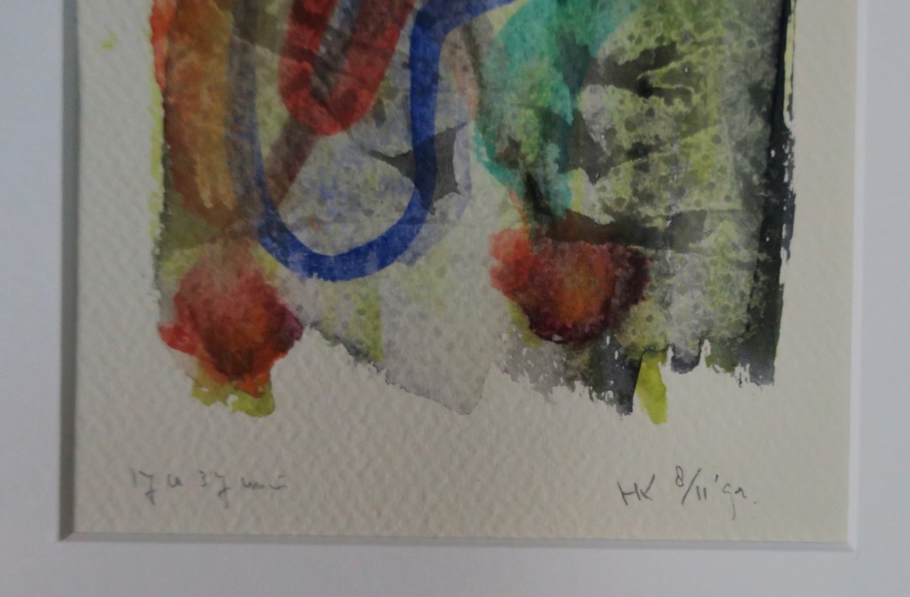 Hans Kuijs: Aquarel, Z.T. abstract kopen? Bied vanaf 1!