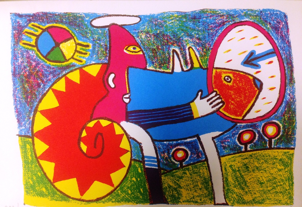 eigen huis zeefdruk clemens briels verkocht voor € 40!