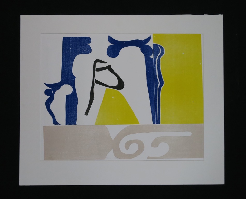 David van de Kop: Houtsnede, Zonder titiel kopen? Bied vanaf 20!