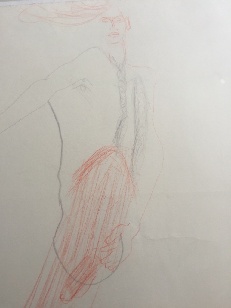 Hans Abbink tekening Titel: Horizont verkocht voor € 36!