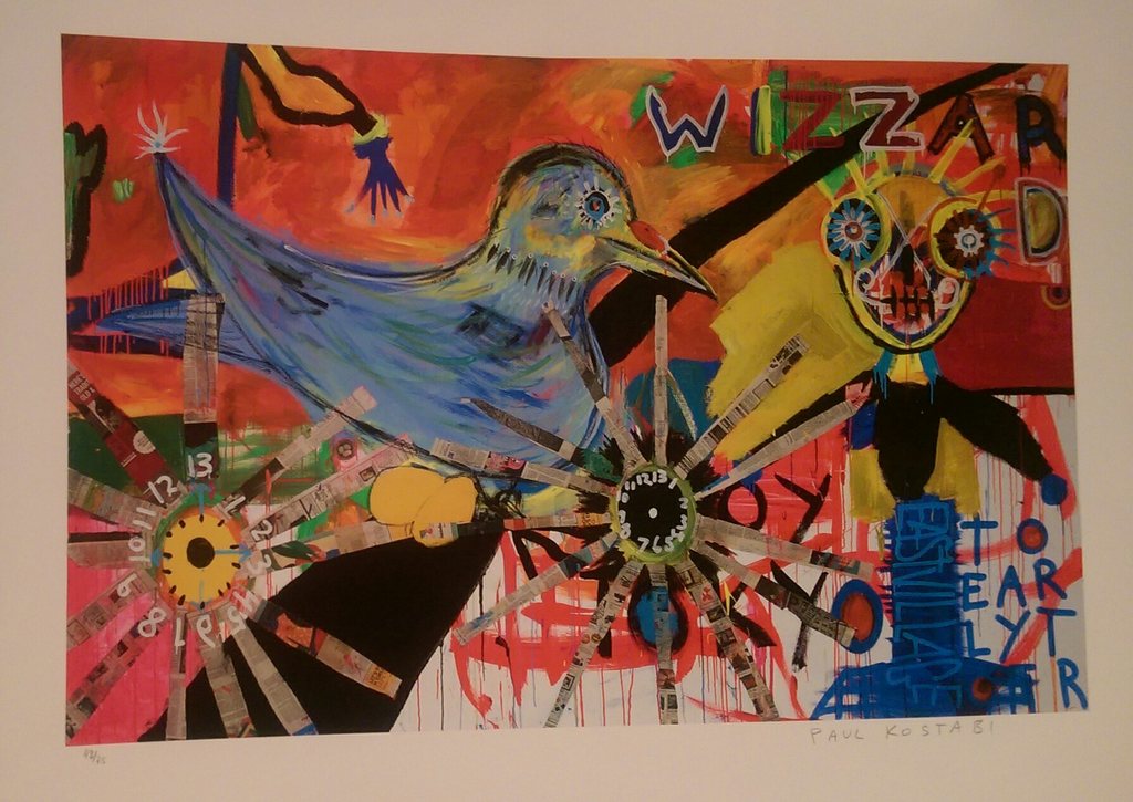 Paul Kostabi - wizzard-giclee verkocht voor € 39!