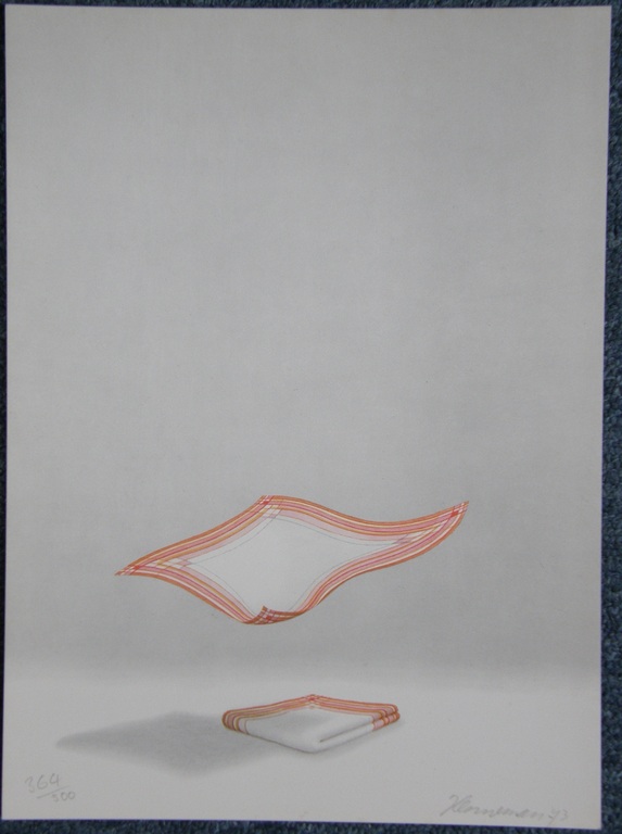 Jeroen Henneman: Zeefdruk, genummerd en met potlood gesigneerd verkocht voor € 90!