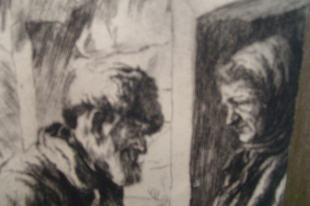 Turner, tekening, De Bedelaar,  kopen? Bied vanaf 25!