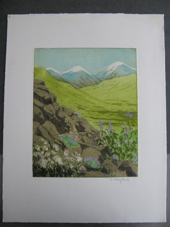 Willy Belinfante - LA MONTAGNE EST BELLE - kleurets - kopen? Bied vanaf 1!