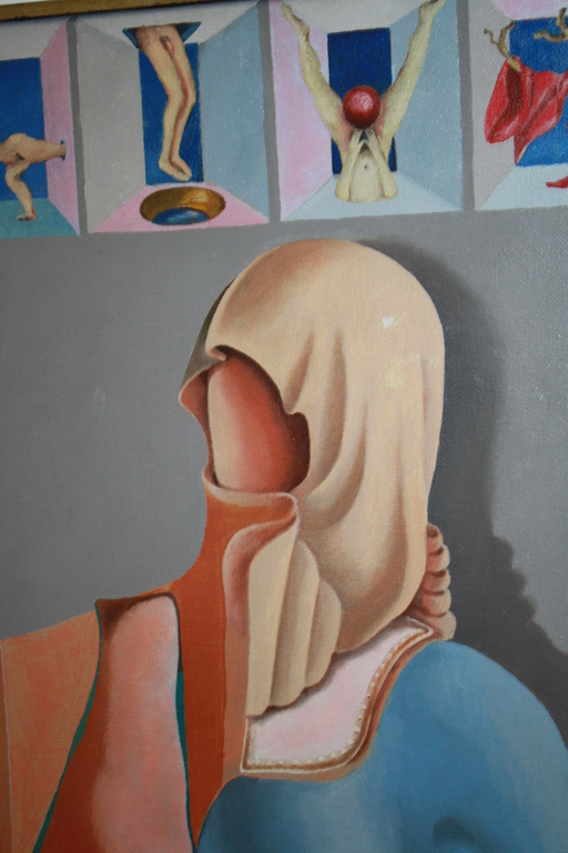 SCHILDERIJ NAAKTEN SURREALISME van C FRIMONT BELGIE kopen? Bied vanaf 120!